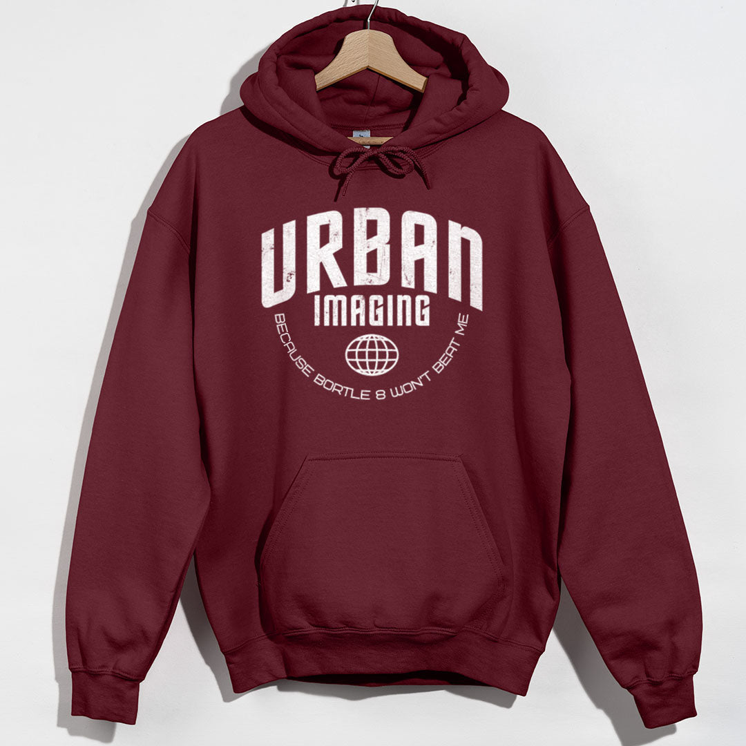 Urban Imaging Hoodie - Maroon Hoodie