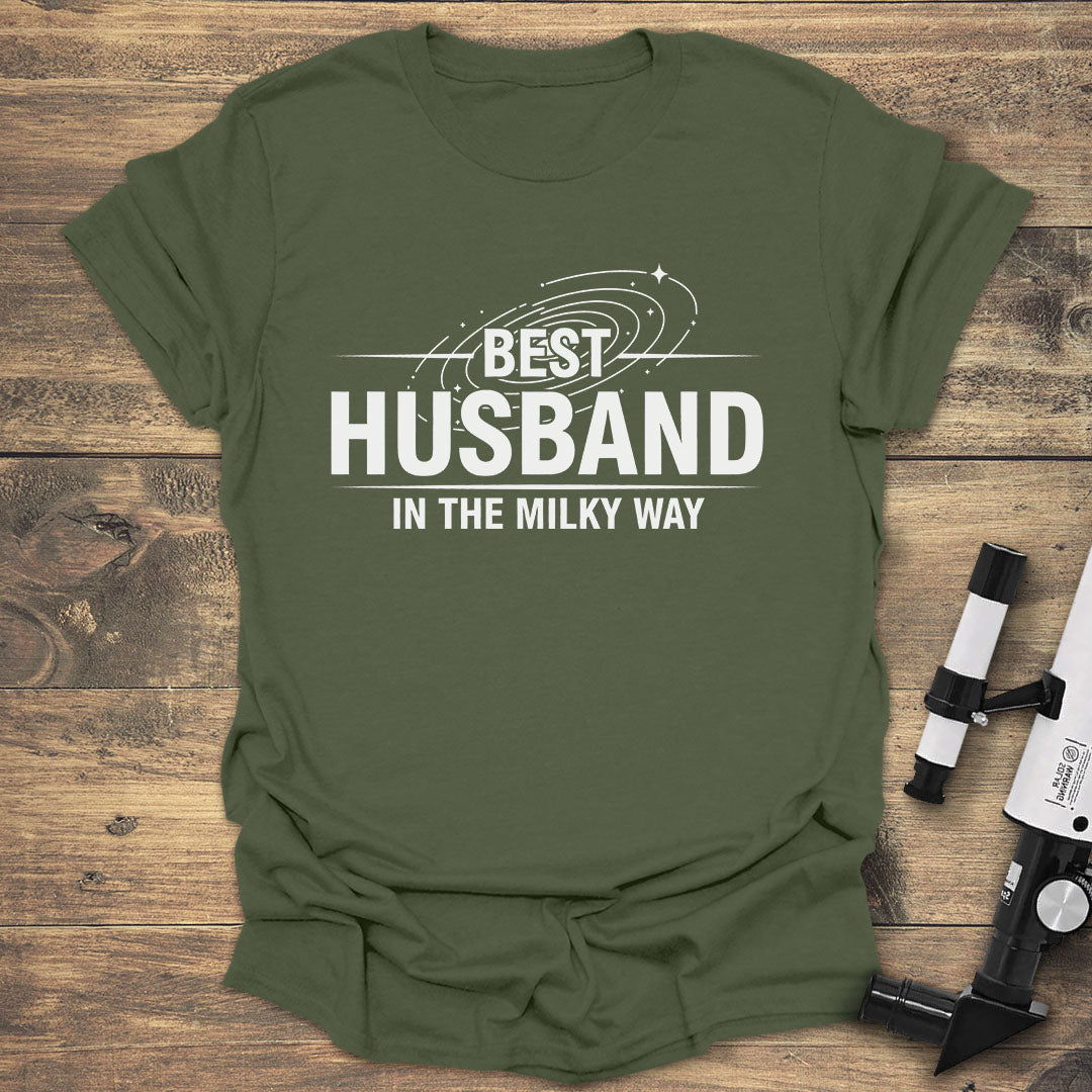 Best Husband - Military Green T-Shirt
