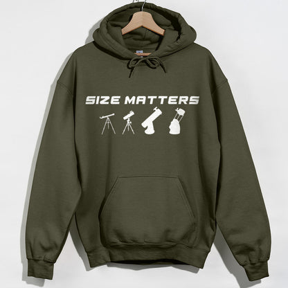 Size Matters Telescope Hoodie - Military Green Hoodie