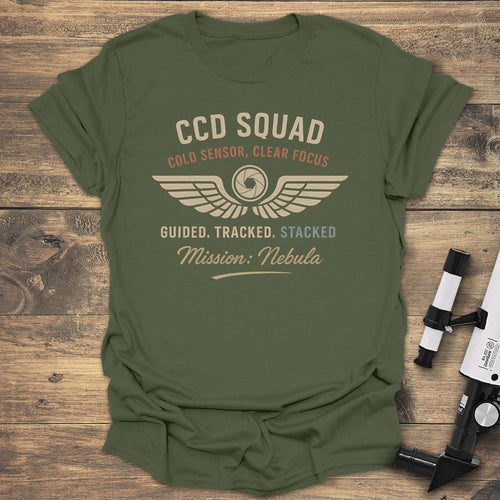 CCD Squad - Military Green T-Shirt