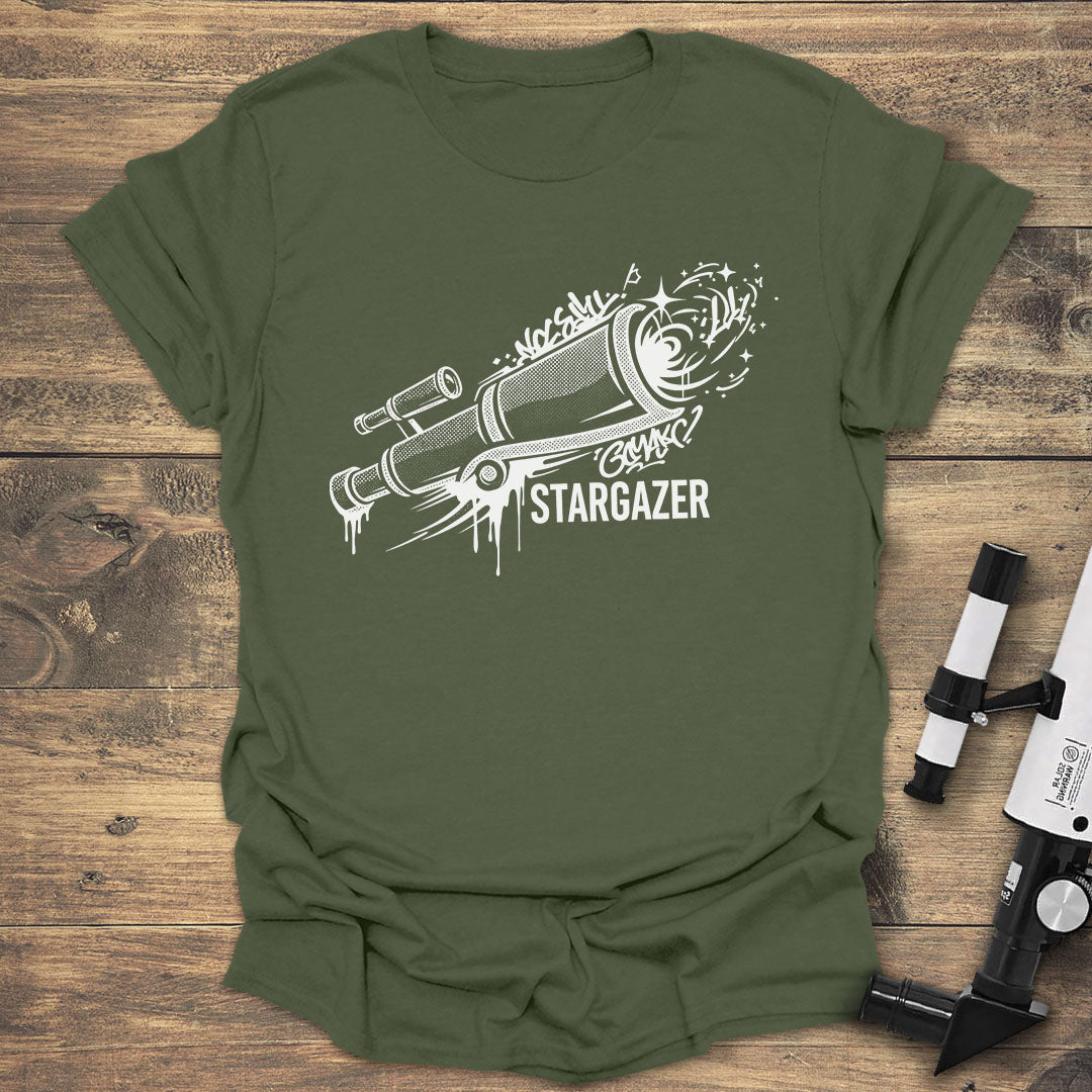 Stargazer Streetwear - Military Green T-Shirt