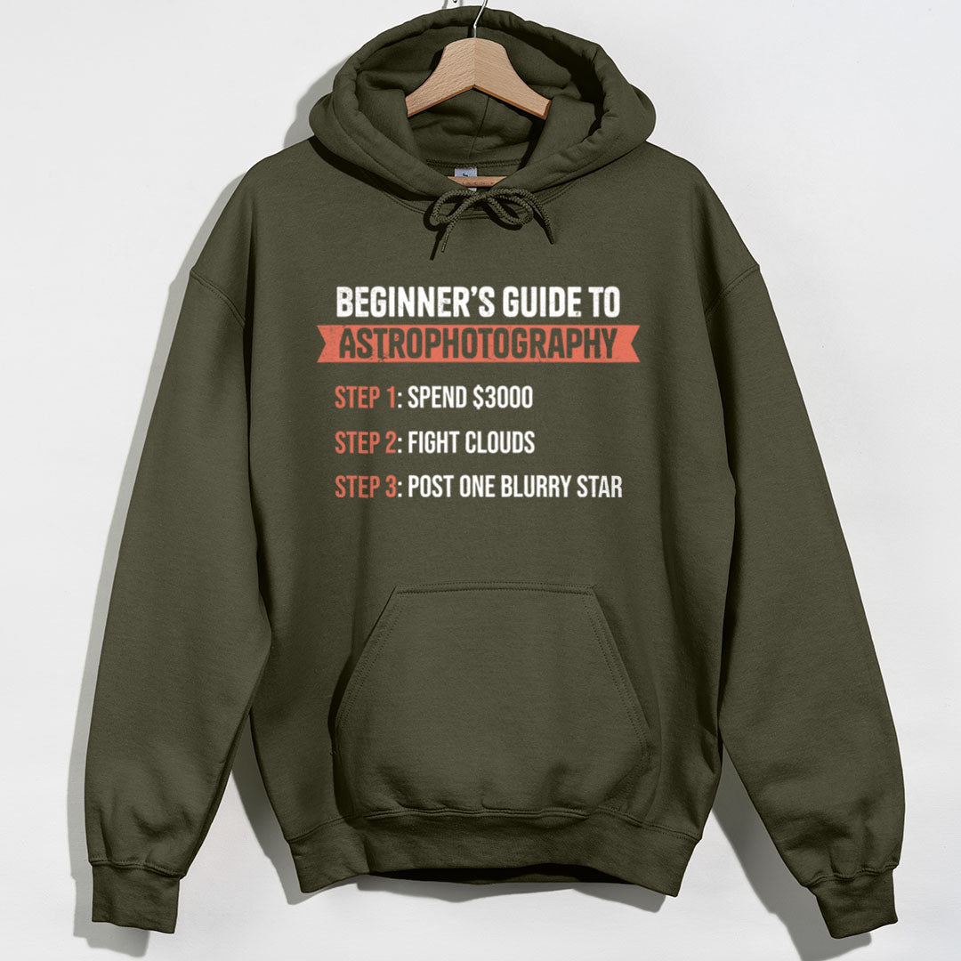 Astrophotography Guide Hoodie - Military Green Hoodie