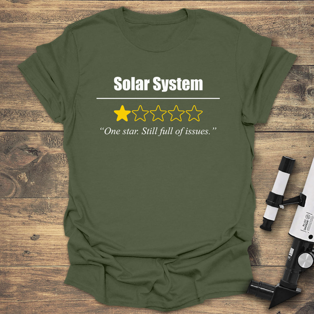 One Star - Military Green T-Shirt
