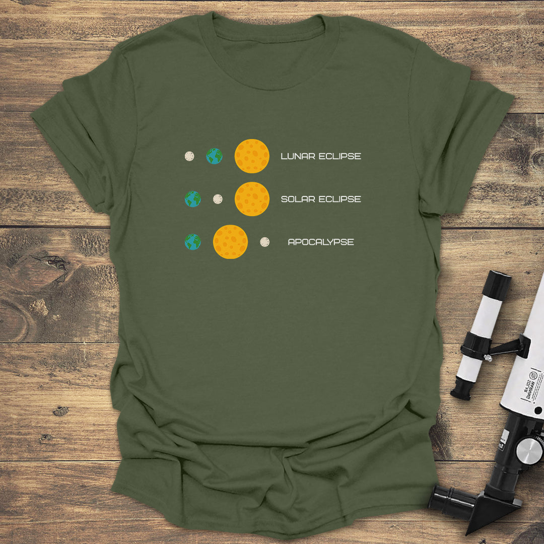 Eclipse Apocalypse - Military Green T-Shirt