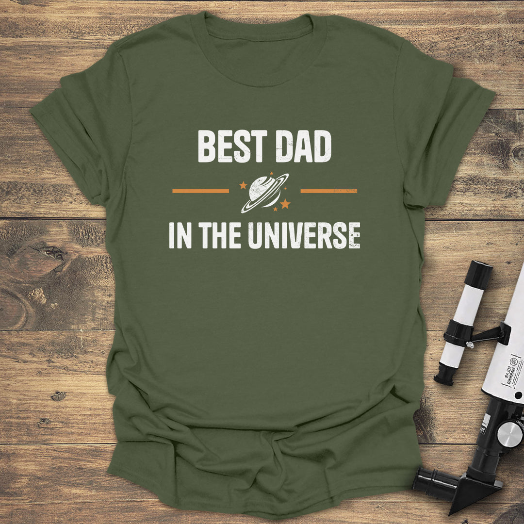 Best Dad - Military Green T-Shirt