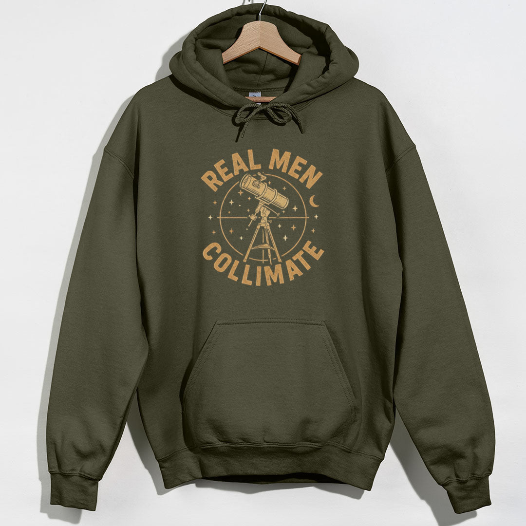 Real Men Collimate Hoodie - Military Green Hoodie