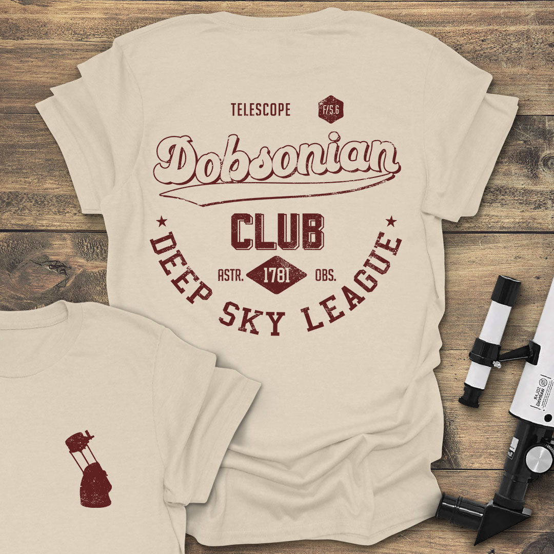 Dobsonian Club Back print - Natural T-Shirt