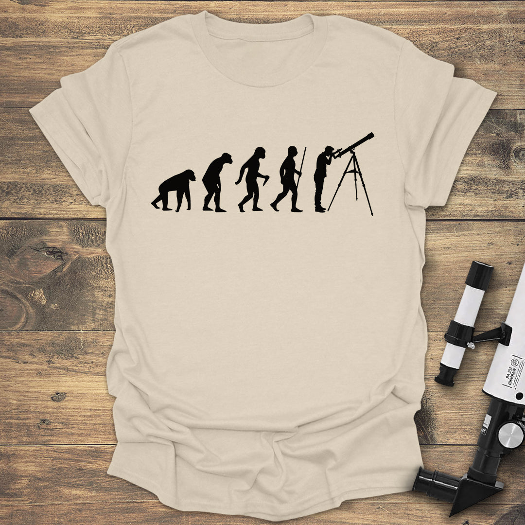 Evolution to Astronomy - Natural T-Shirt