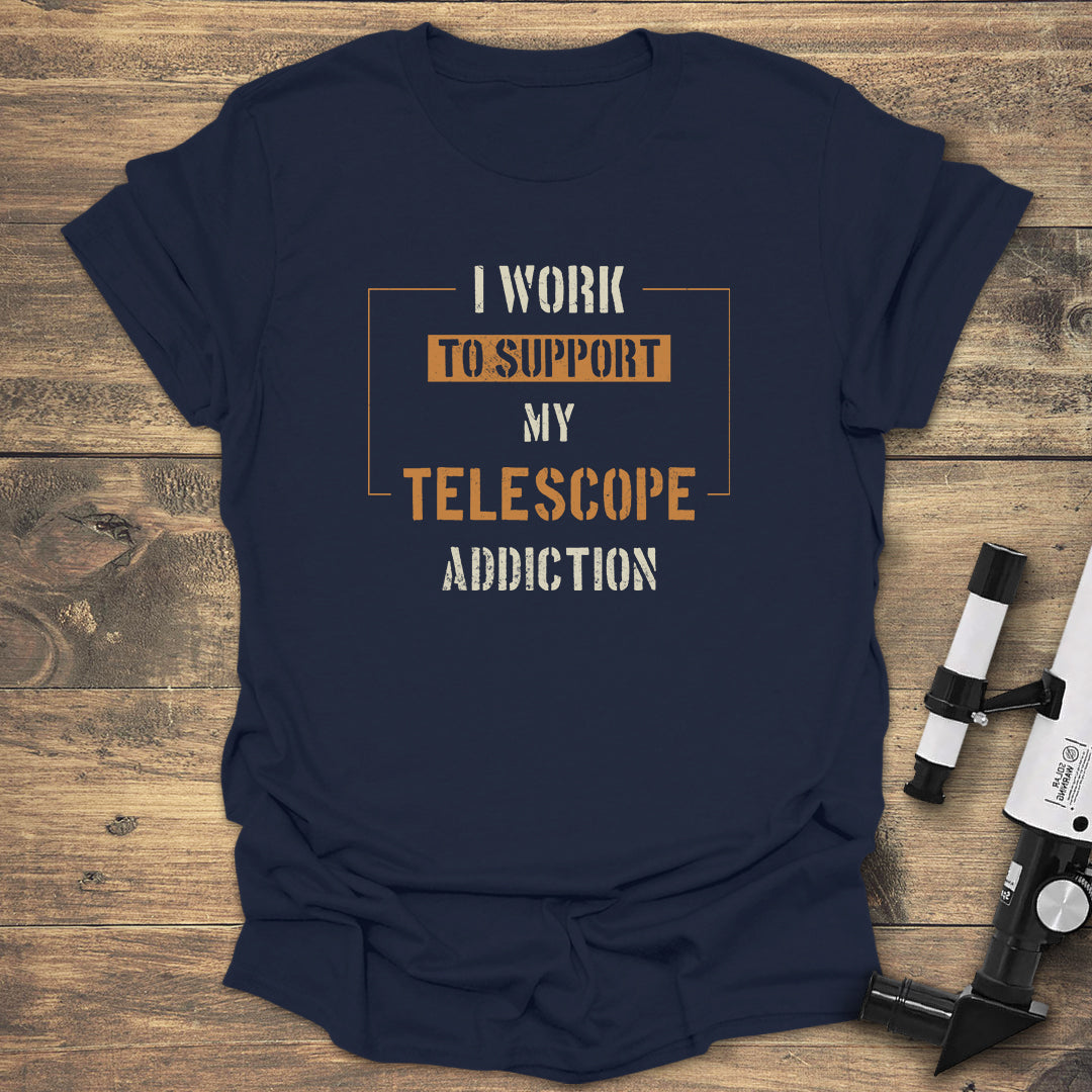 Telescope Addiction - Navy T-Shirt