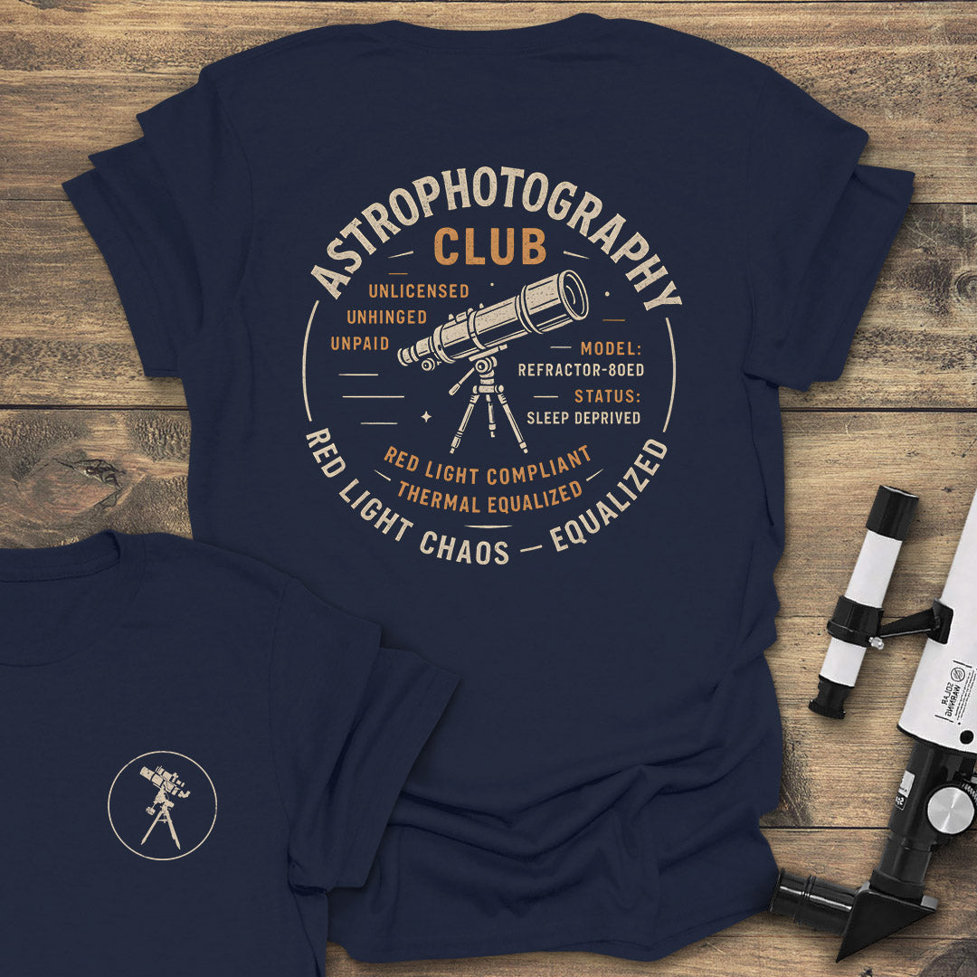 Astrophotography Club Tee - Navy T-Shirt