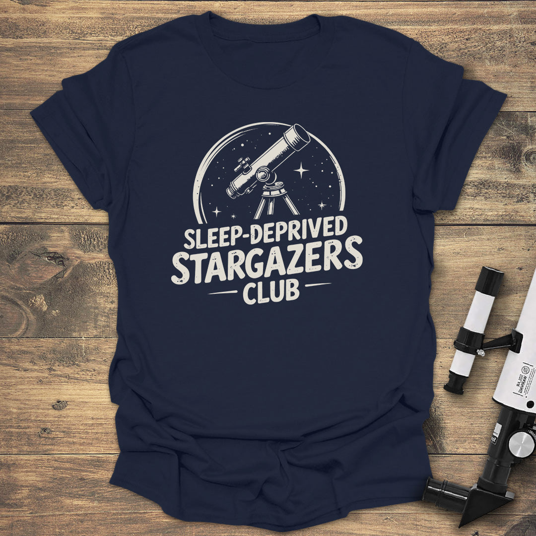 Sleep-Deprived Stargazers - Navy T-Shirt