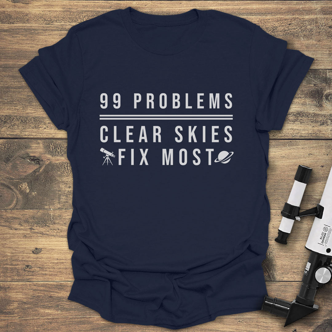 99 Problems - Navy T-Shirt