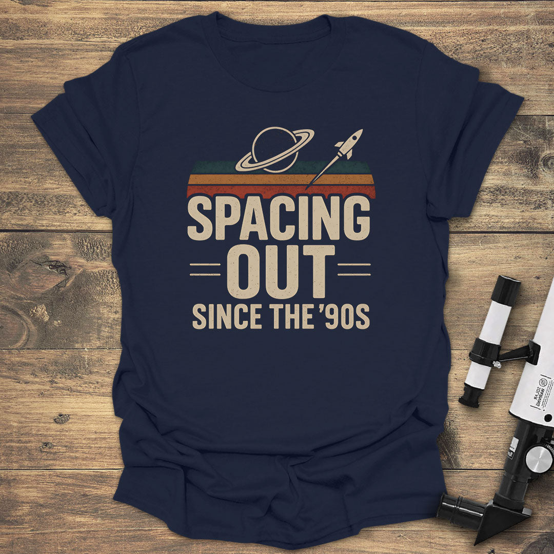 Spacing Out Since the ’90s - Navy T-Shirt