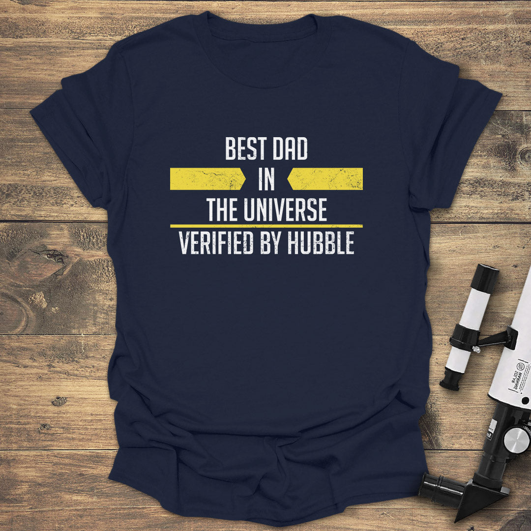 Best Dad Universe - Navy T-Shirt