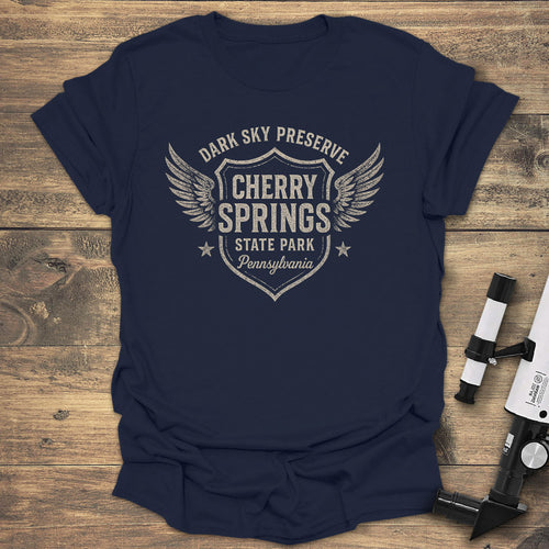 Cherry Springs Dark Sky - Navy T-Shirt