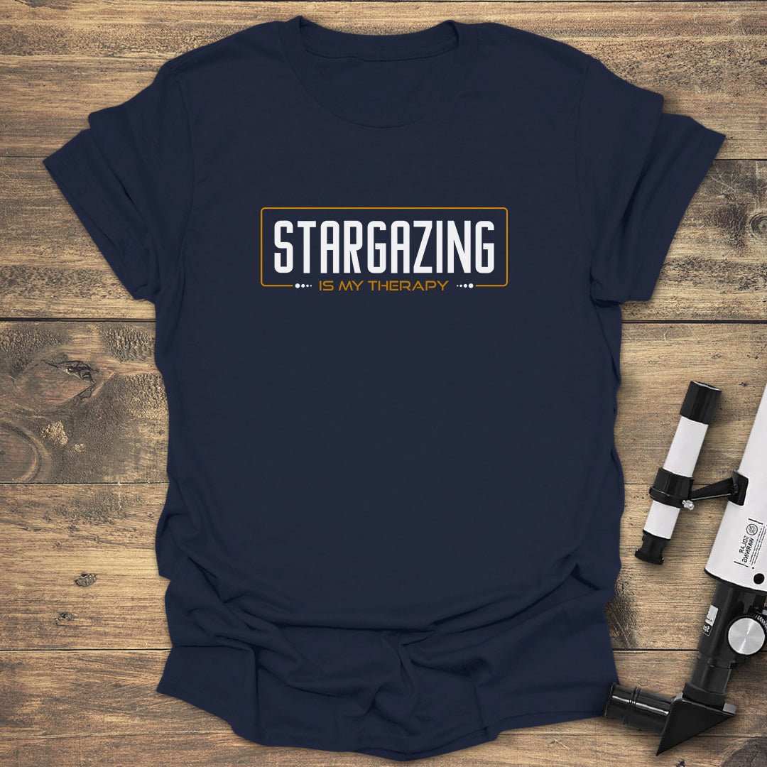 Stargazing Therapy - Navy T-Shirt
