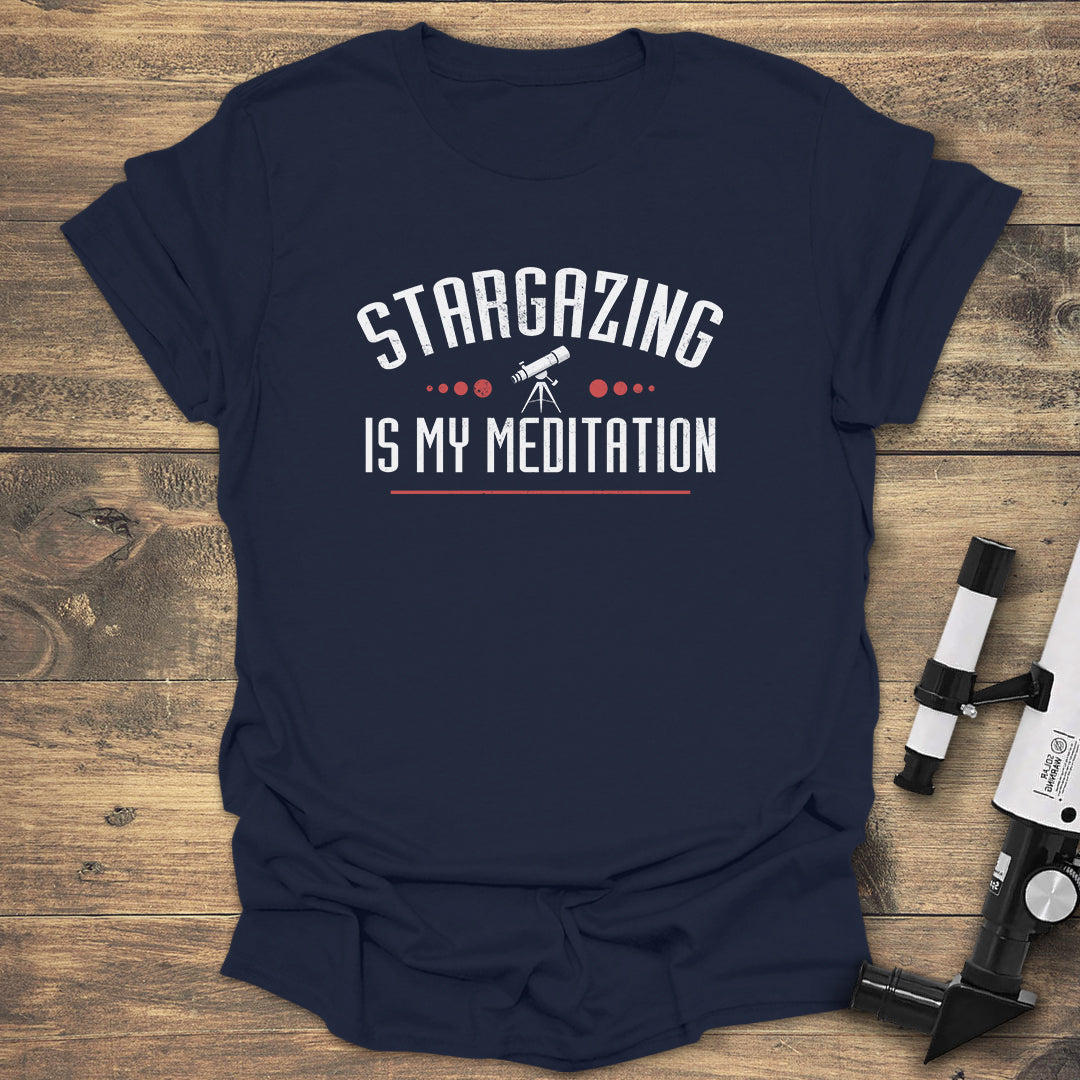 Stargazing Meditation - Navy T-Shirt