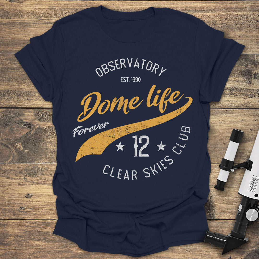 Observatory Dome Life - Navy T-Shirt