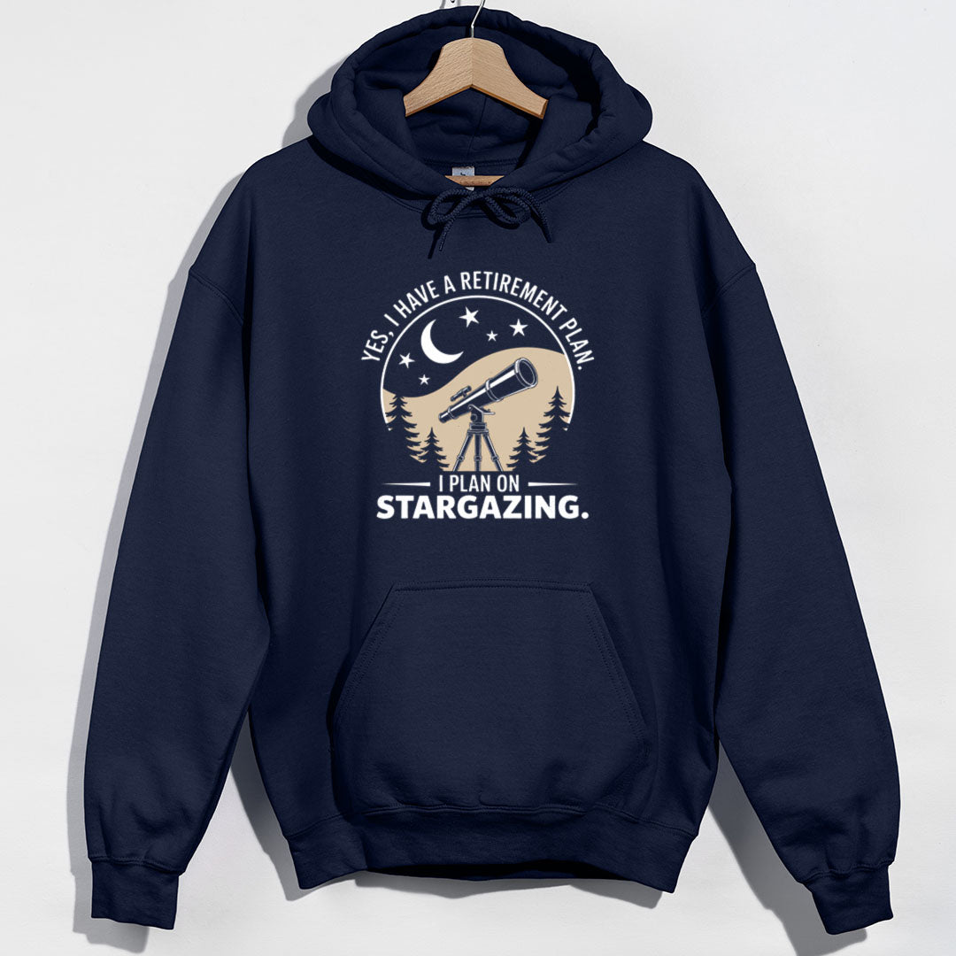 I Plan on Stargazing Hoodie - Navy Hoodie