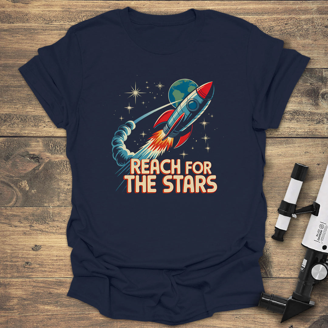 Reach for Stars - Navy T-Shirt
