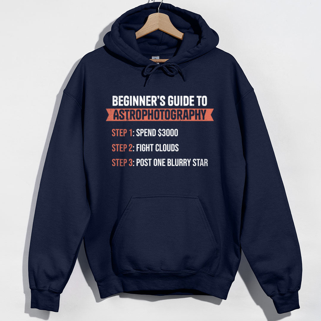 Astrophotography Guide Hoodie - Navy Hoodie