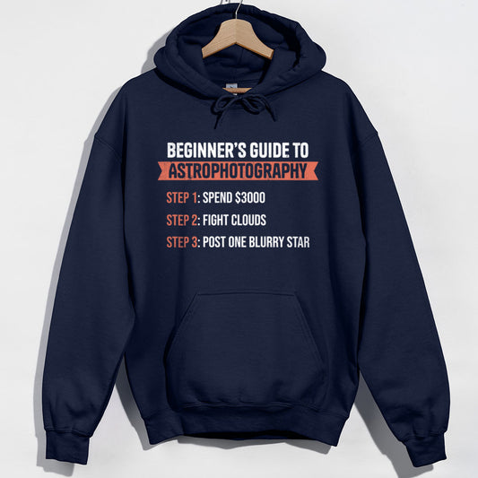 Astrophotography Guide Hoodie - Navy Hoodie