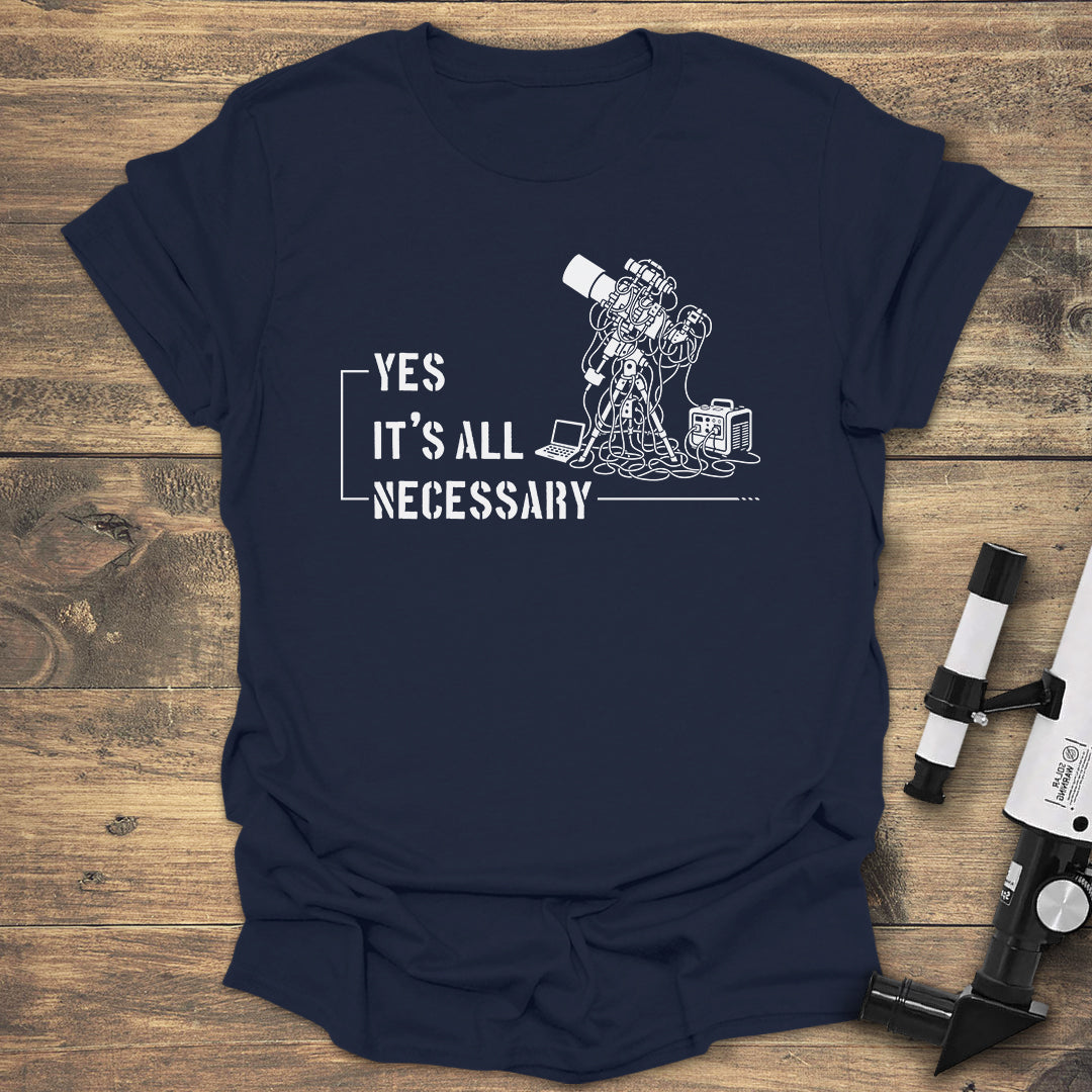 Necessary Telescope - Navy T-Shirt