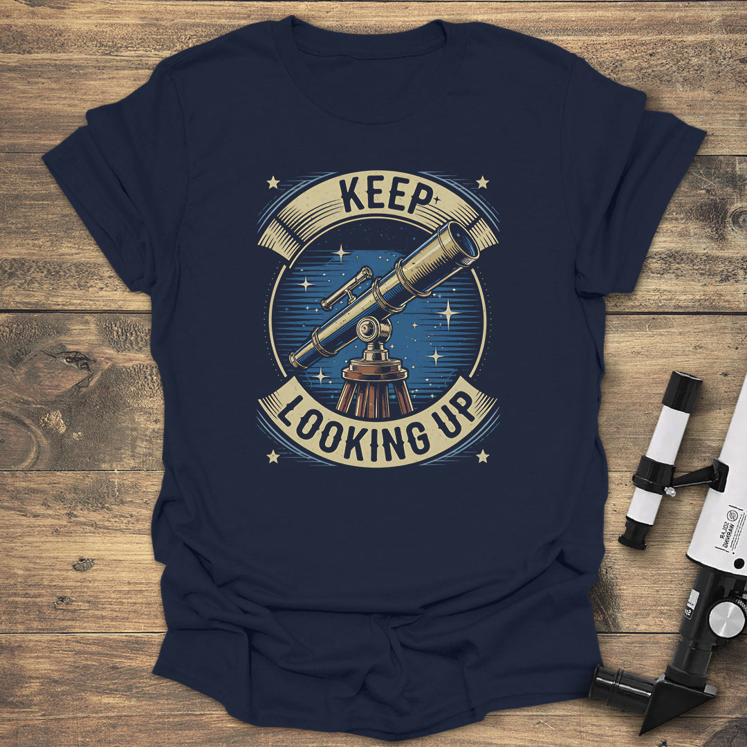 Keep Looking Up Vintage - Navy T-Shirt