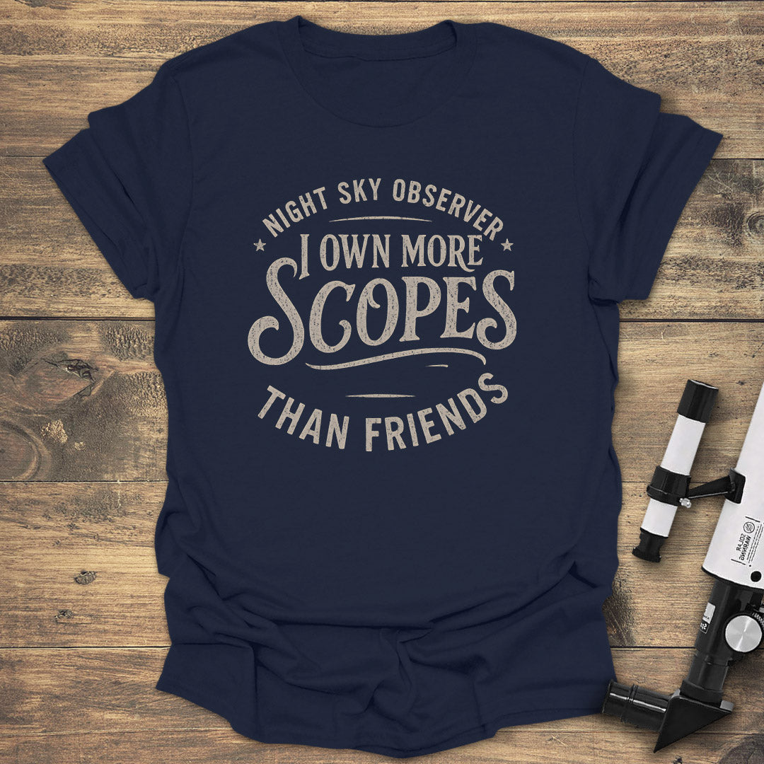 More Scopes Than Friends - Navy T-Shirt