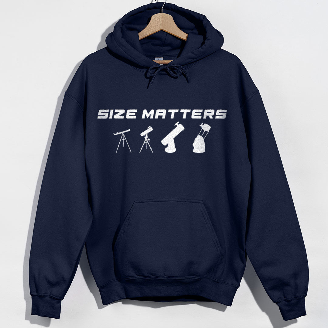 Size Matters Telescope Hoodie - Navy Hoodie