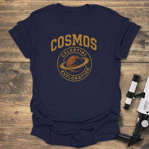 Cosmos Celestial Exploration - Navy T-Shirt