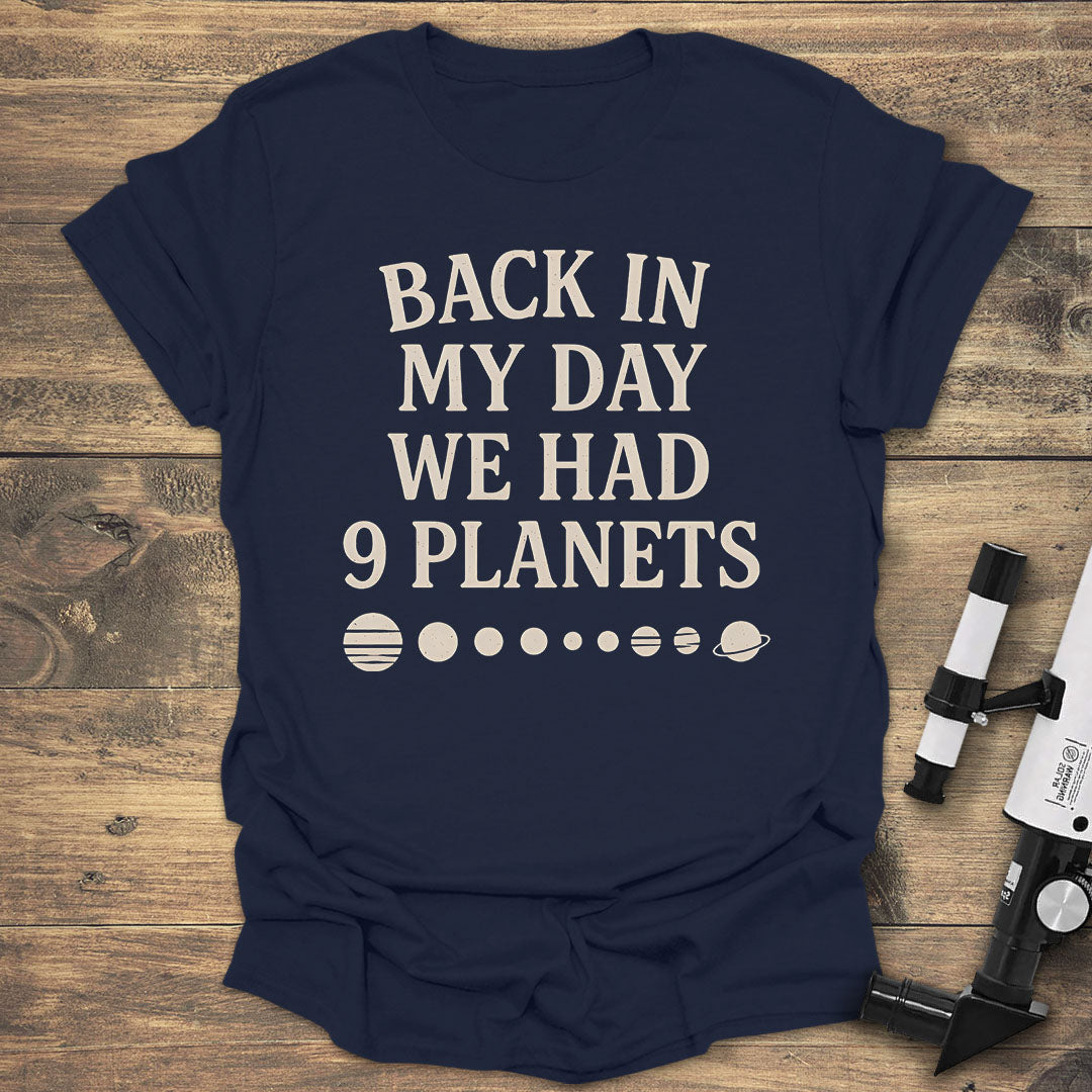 Back In My Day - Navy T-Shirt