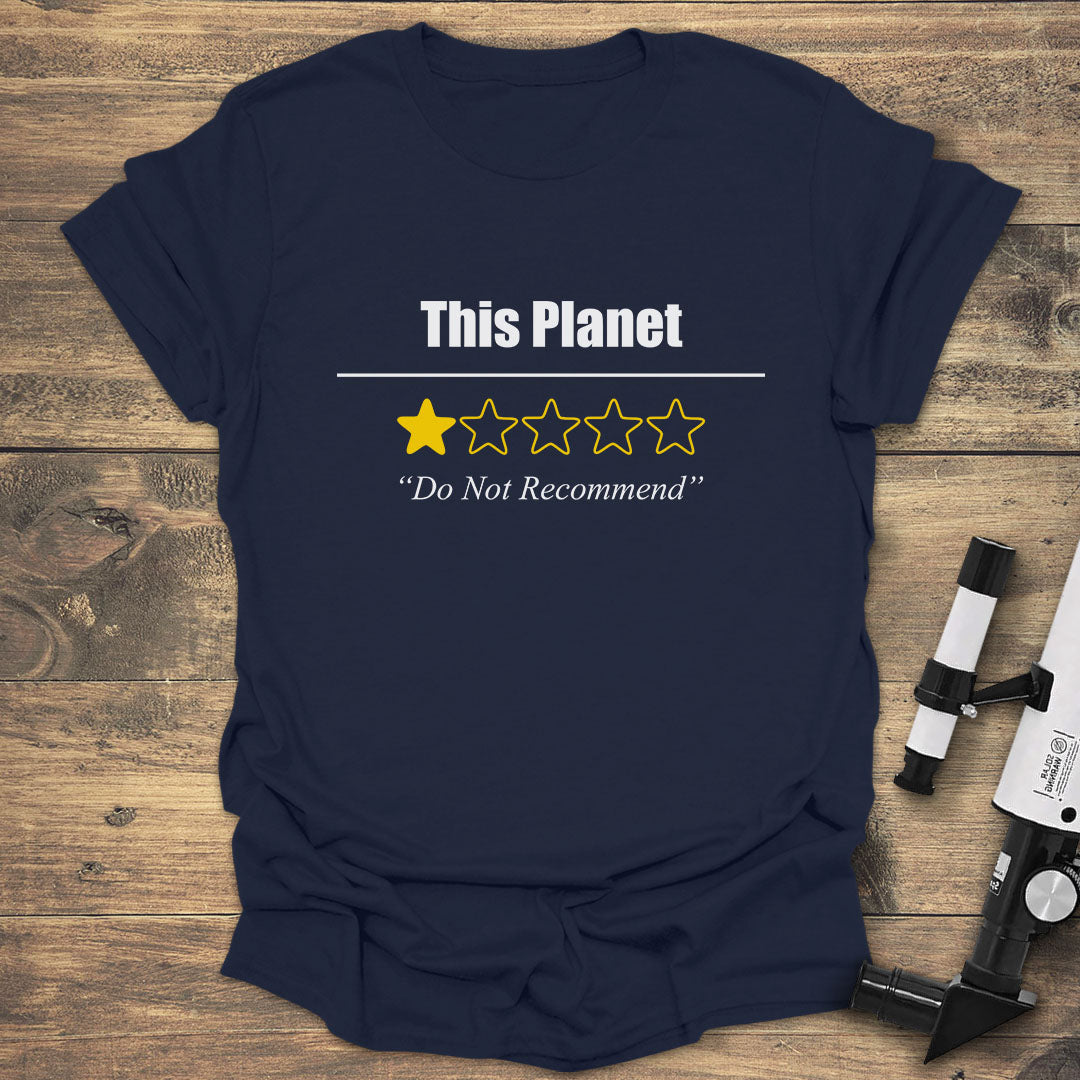 This Planet 1-Star - Navy T-Shirt