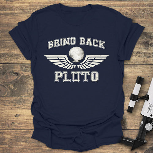 Bring Back Pluto - Navy T-Shirt