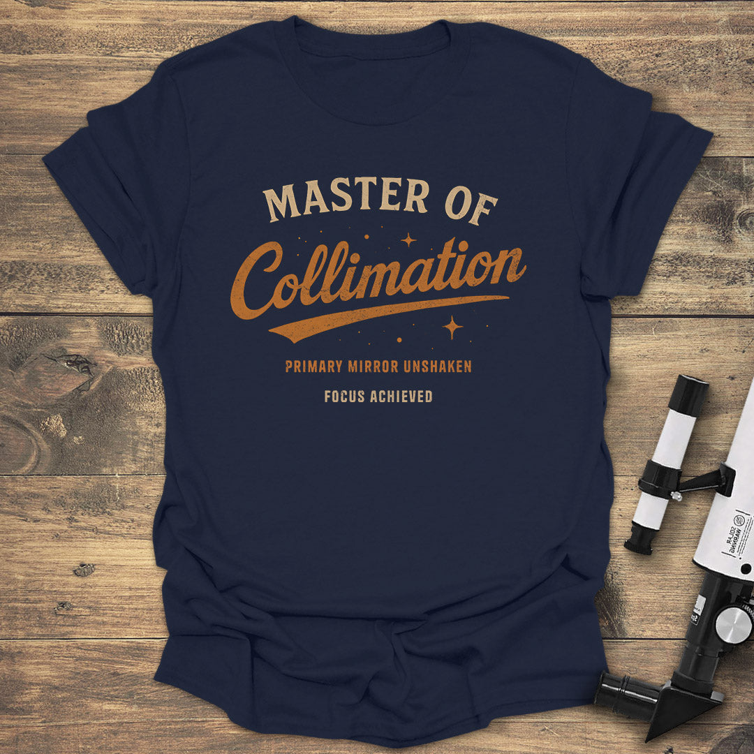 Master of Collimation - Navy T-Shirt