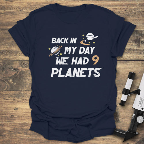 9 Planets - Navy T-Shirt