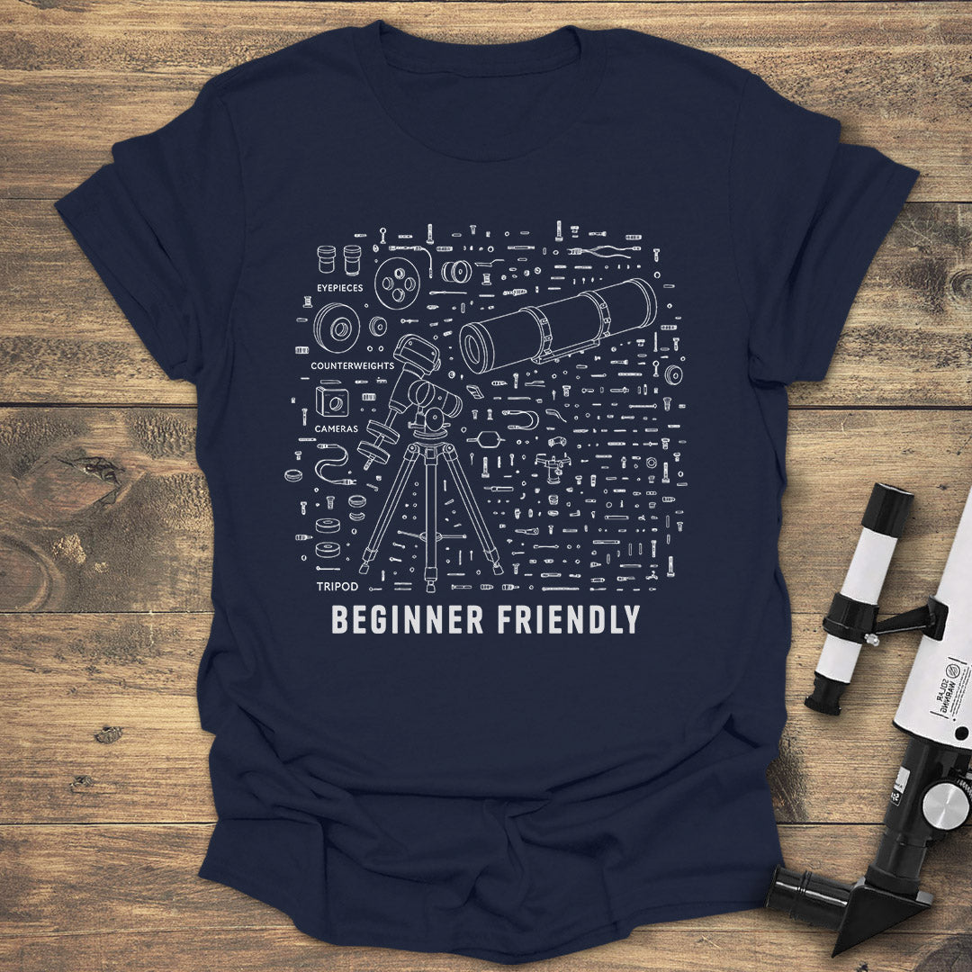 Beginner Friendly Assembly - Navy T-Shirt