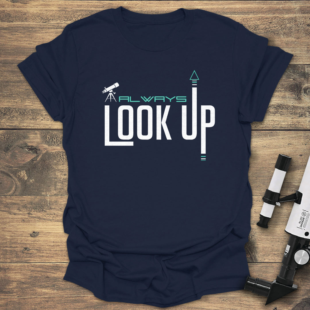 Always Look Up - Navy T-Shirt