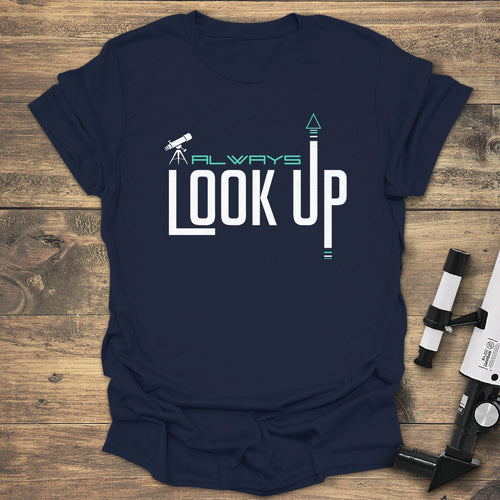 Always Look Up - Navy T-Shirt