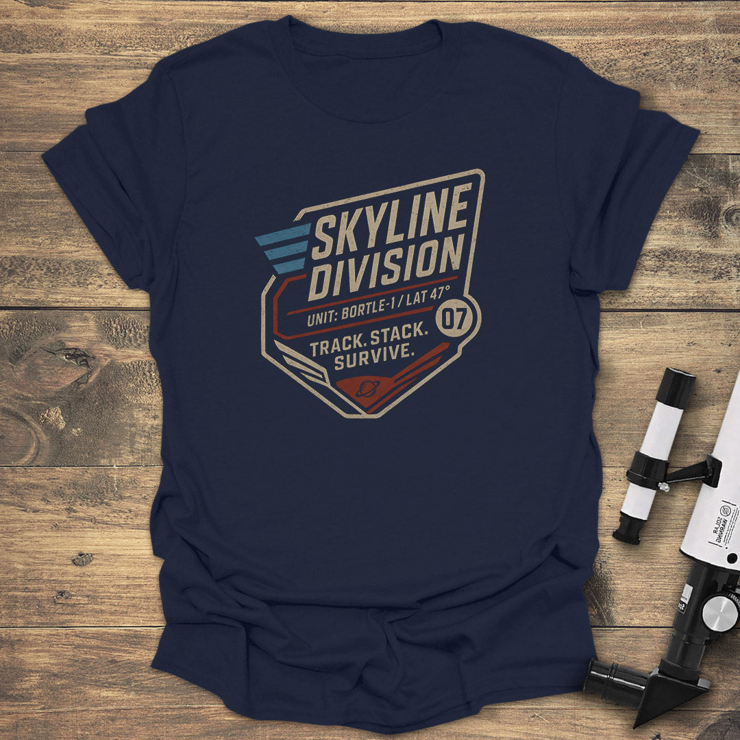Skyline Division Bortle-1 - Navy T-Shirt