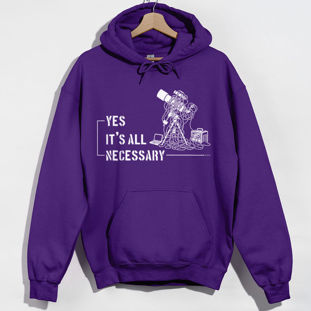 Necessary Telescope Hoodie - Purple Hoodie