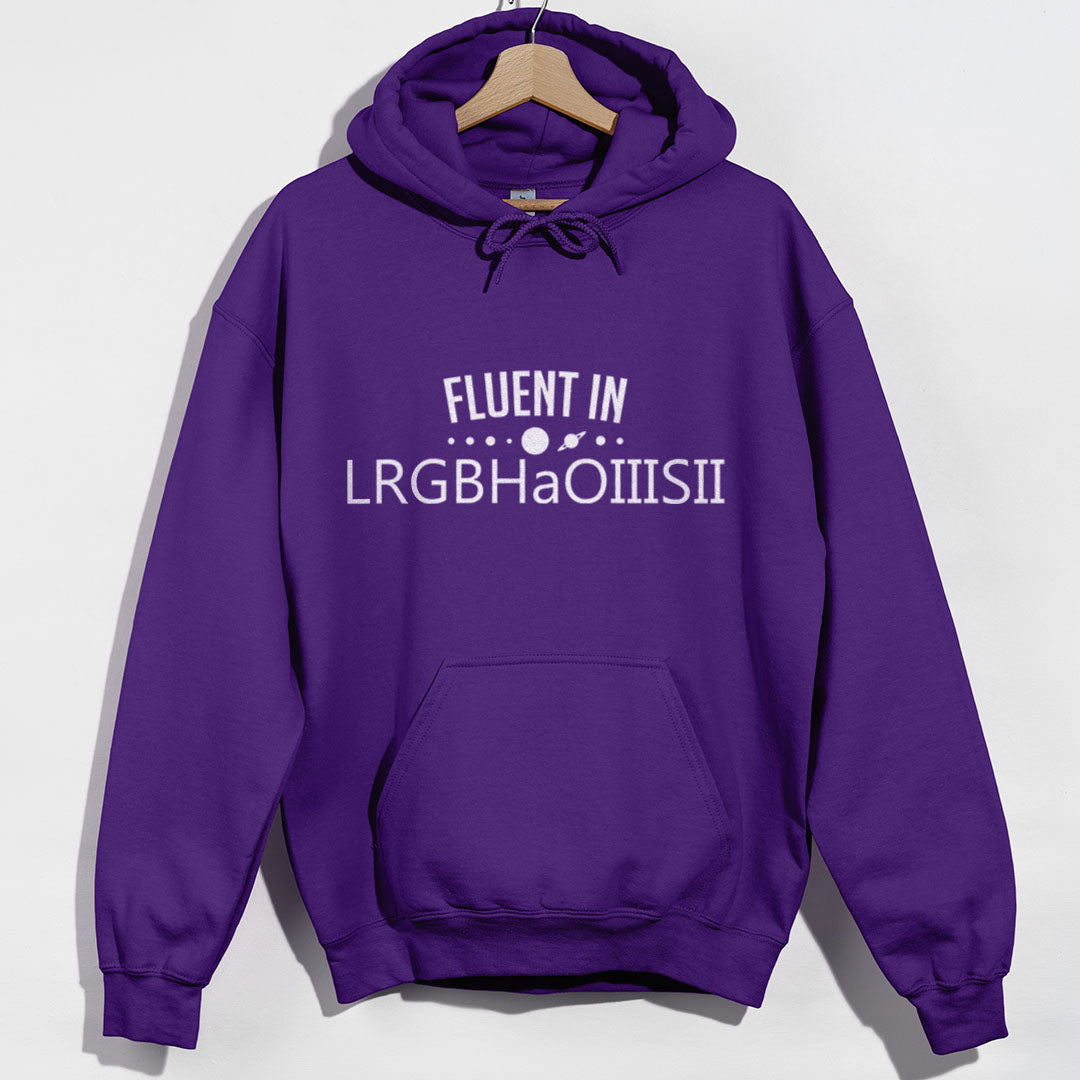 Fluent in LRGBHaOIIISII Hoodie - Purple Hoodie
