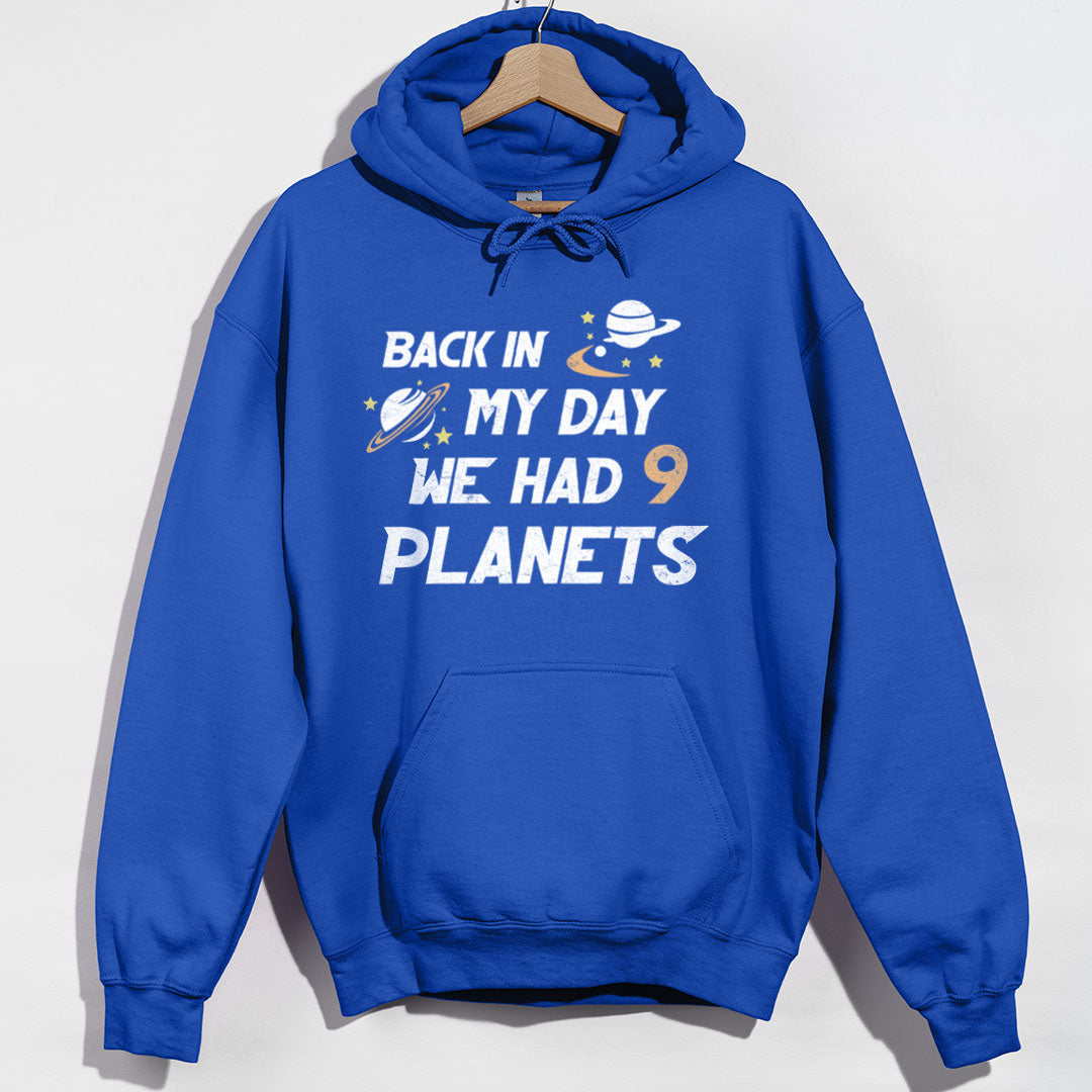 9 Planets Hoodie - Royal Hoodie