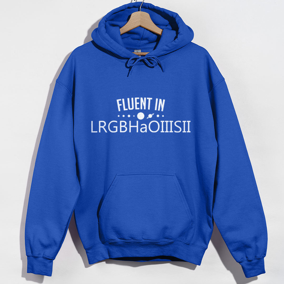 Fluent in LRGBHaOIIISII Hoodie - Royal Hoodie