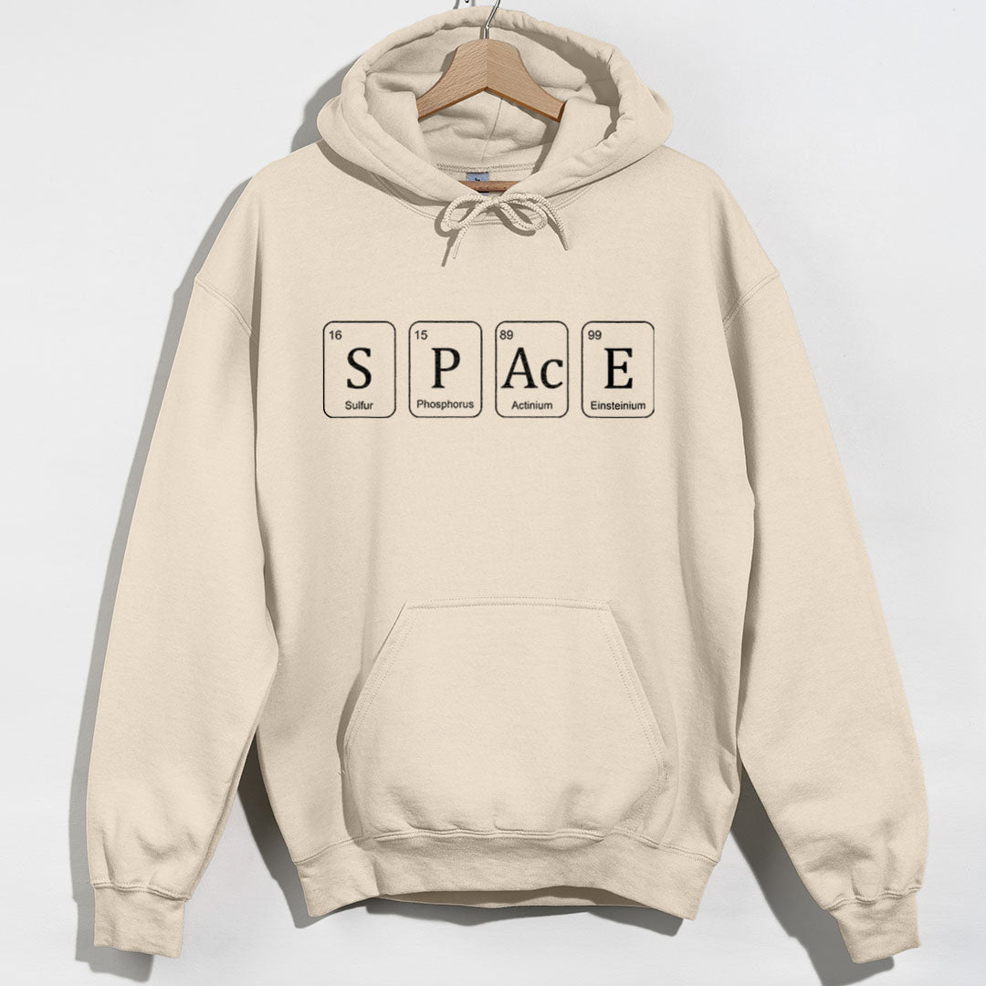 Periodic Table SPACE Hoodie - Sand Hoodie