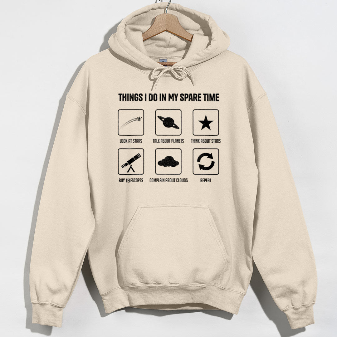 My Spare Time Hoodie - Sand Hoodie