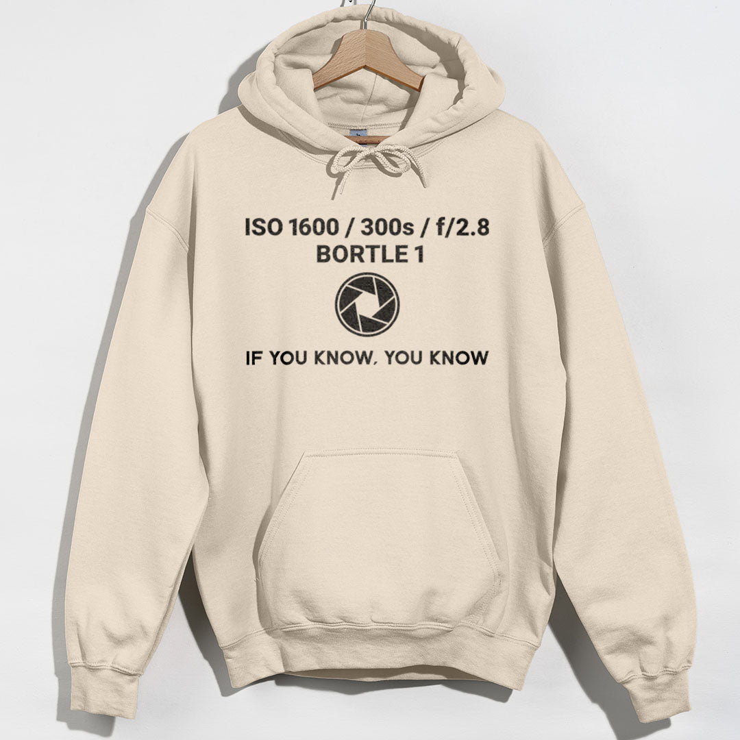Astrophotography Specs Hoodie - Sand Hoodie