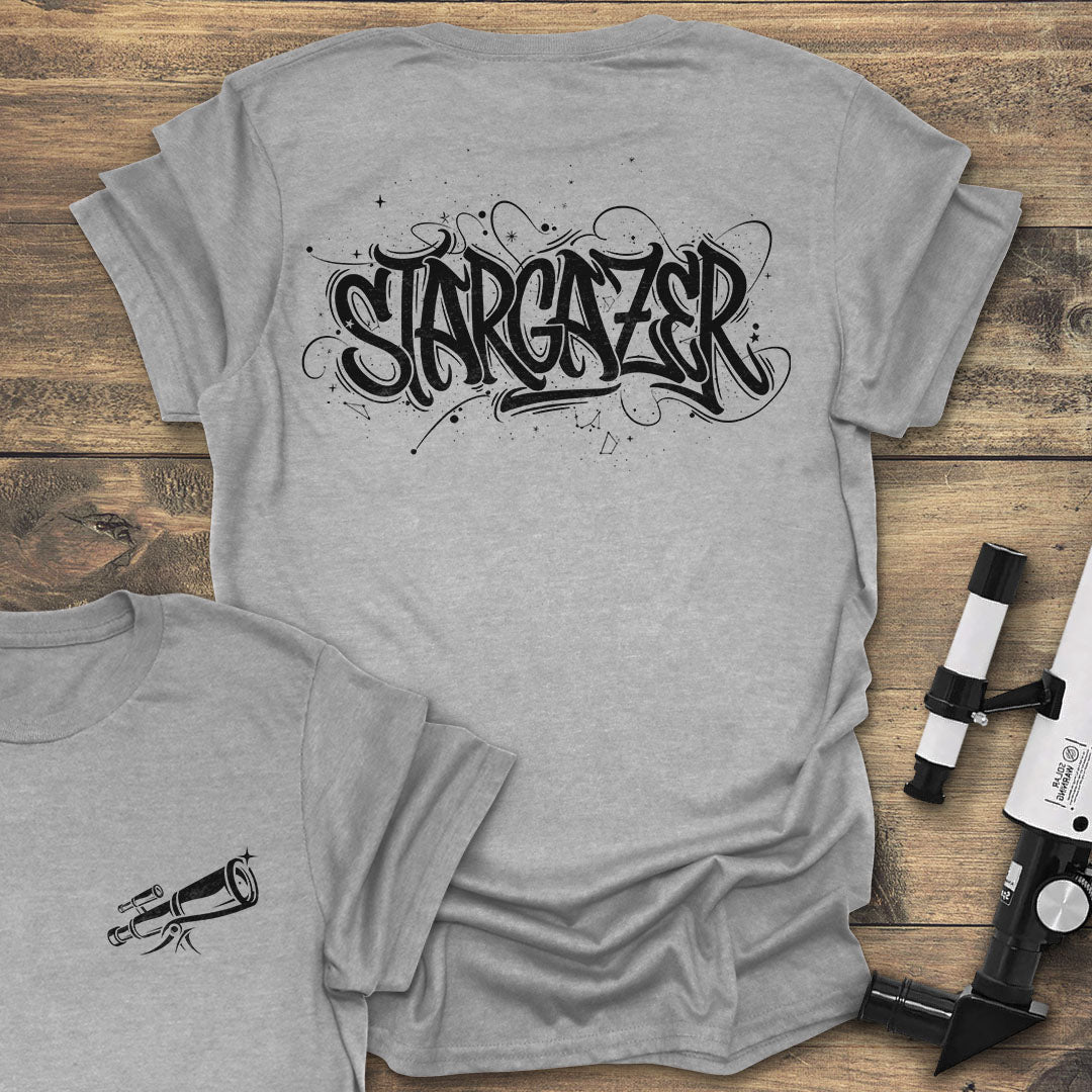 Stargazer Graffiti Back Print - T-Shirt