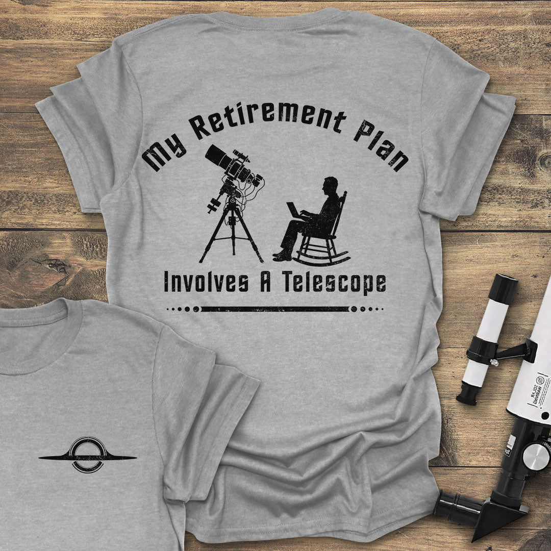 My Retirement Plan Back print - Sport Grey T-Shirt