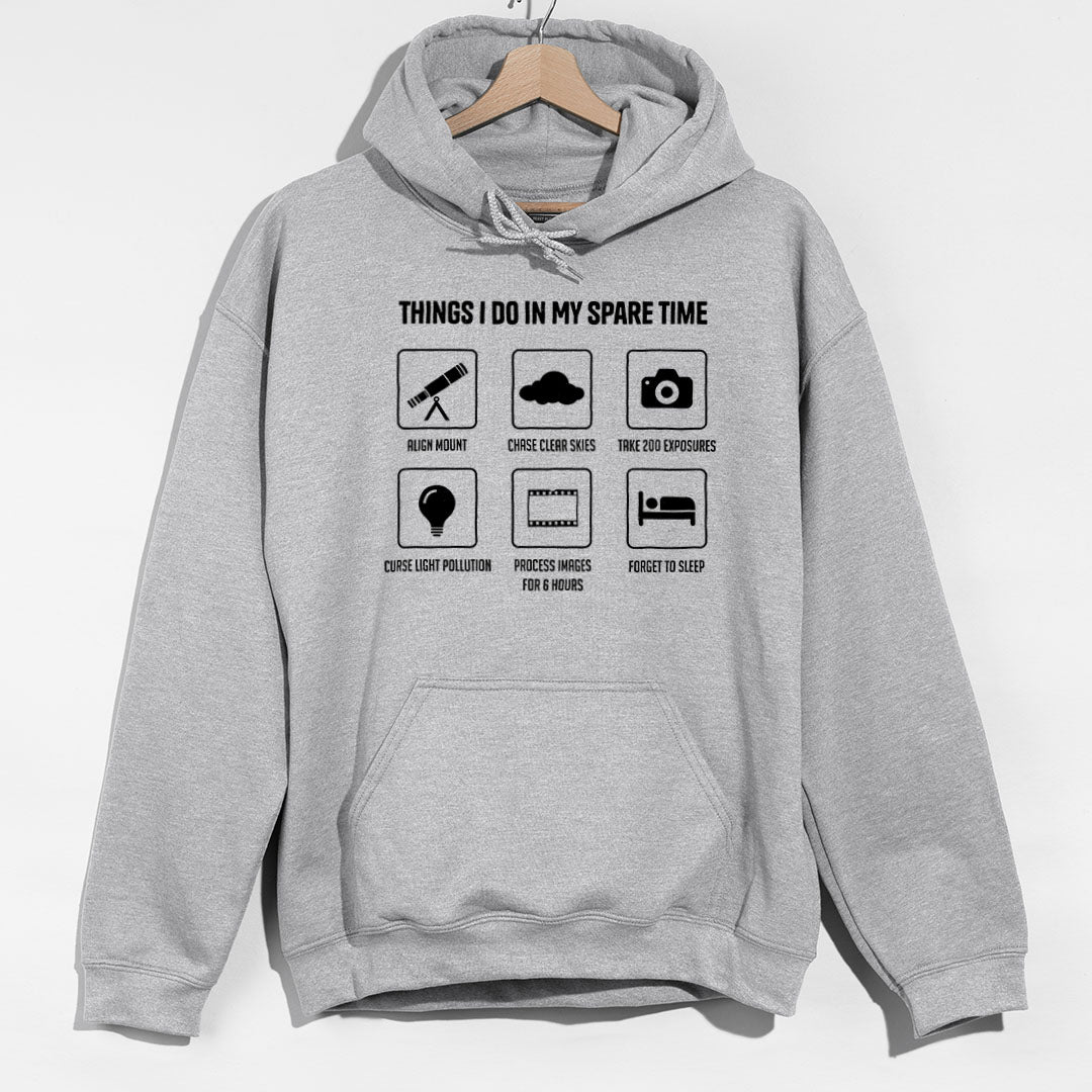 Astrophotography Spare Time Hoodie - Sport Grey Hoodie